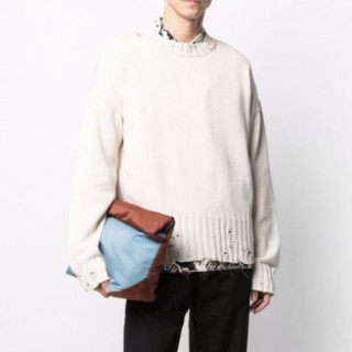 Marni  Mm/Wm Basic Logo Sweaters White - 마르니 2021 남자 베이직 로고 스웨터 Mar004x Size(s - xl) 화이트
