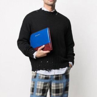 Marni  Mm/Wm Basic Logo Sweaters Black - 마르니 2021 남자 베이직 로고 스웨터 Mar005x Size(s - xl) 블랙