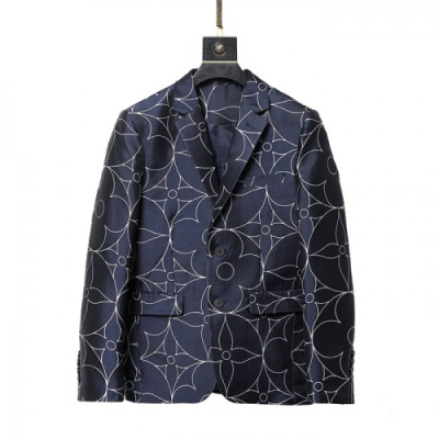 Louis vuitton  Mens Logo Suit Jackets Navy - 루이비통 2021 남성 로고 슈트 자켓 Lou03652x Size(m - 3xl) 네이비