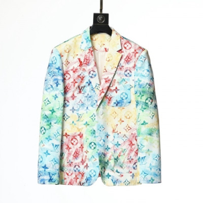 Louis vuitton  Mens Logo Suit Jackets Blue - 루이비통 2021 남성 로고 슈트 자켓 Lou03653x Size(m - 3xl) 블루