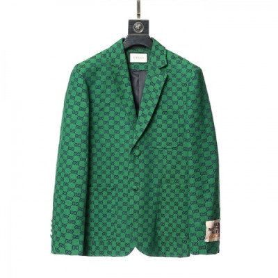 Gucci  Mens Casual Logo Suit Jackets Green - 구찌 2021 남성 캐쥬얼 로고 슈트 자켓 Guc04119x Size(m - 3xl) 그린