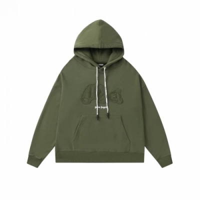 Palm Angels  Mm/Wm Logo Cotton Hoodie Green - 팜 엔젤스 2021 남/녀 로고 코튼 후디 Pam0346x Size(s - xl) 그린