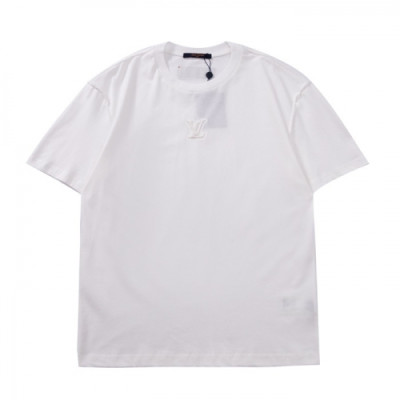 Louis vuitton  Mm/Wm Logo Short Sleeved Tshirts White - 루이비통 2021 남/녀 로고 반팔티 Lou03673x Size(s - xl) 화이트