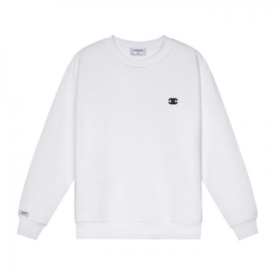 Chanel  Mm/Wm Crew-neck Logo Cotton Tshirts White - 샤넬 2021 남/녀 크루넥 로고 코튼 긴팔티 Cnl0800x Size(s - l) 화이트