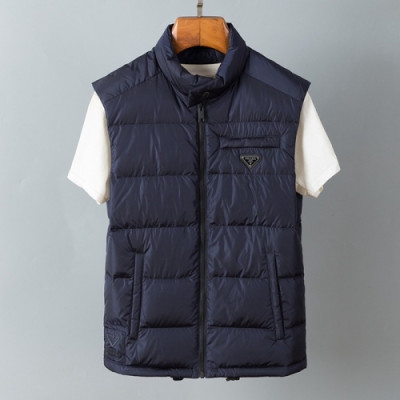 Prada  Mens Casual Duck Down Vest Navy - 프라다 2021 남성 캐쥬얼 덕다운 조끼 Pra02439x Size(m - 3xl) 네이비