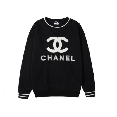Chanel  Mm/Wm Crew-neck Logo Cotton Tshirts Black - 샤넬 2021 남/녀 크루넥 로고 코튼 긴팔티 Cnl0802x Size(s - xl) 블랙
