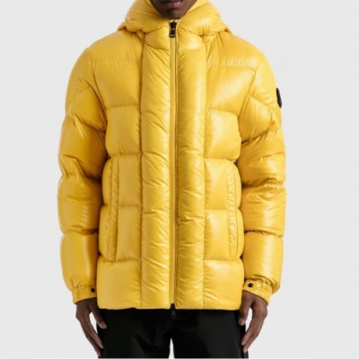 Moncler  Mm/Wm Patch Logo Modern Down Padding Yellow - 몽클레어 2021 남/녀 패치 로고 모던 다운 패딩 Moc02313x Size(1 - 5) 옐로우