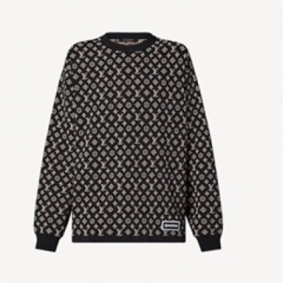 Louis vuitton  Mens Casual Wool Sweaters Black - 루이비통 2021 남성 캐쥬얼 울 스웨터 Lou03699x Size(m - 2xl) 블랙