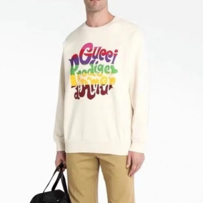 Gucci  Womens Logo Crew-neck Cotton Tshirts Ivory - 구찌 2021 여성 로고 코튼 크루넥 코튼 긴팔티 Guc04438x Size(xs - l) 아이보리