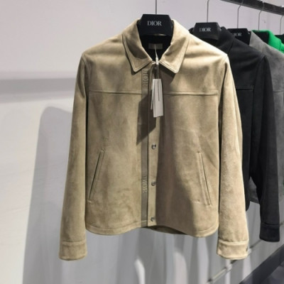 Dior  Mens Logo Modern Leather Jacket Beige - 디올 2021 남성 모던 가죽 자켓 Dio01519x Size(m - 3xl) 베이지