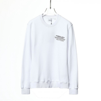 Burberry  Mm/Wm Logo Casual Cotton Tshirts White - 버버리 2021 남/녀 로고 캐쥬얼 코튼 맨투맨 Bur04169x Size(xs - l) 화이트