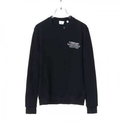 Burberry  Mm/Wm Logo Casual Cotton Tshirts Black - 버버리 2021 남/녀 로고 캐쥬얼 코튼 맨투맨 Bur04170x Size(xs - l) 블랙