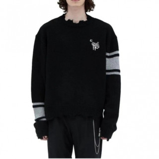 Mastermind Japan  Mens Logo Sweaters Black - 마스터마인드 2021 남성 로고 스웨터 Mas0124x Size(s - l) 블랙