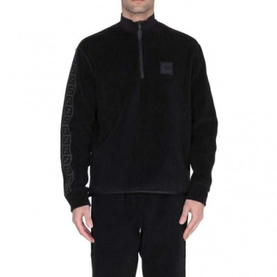 Fendi  Mens Logo Crew-neck Cotton Tshirts Black - 펜디 2021 남성 몬스터 크루넥 코튼 긴팔티 Fen01068x Size(m - 2xl) 블랙