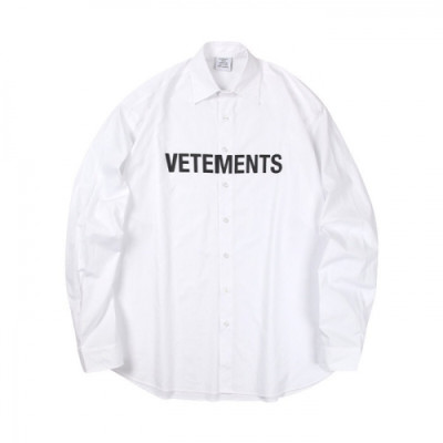 Vetements  Mm/Wm Logo Cotton Short Sleeved Oversize Tshirts White - 베트멍 2021 남/녀 로고 코튼 오버사이즈 셔츠 Vet0212x Size(xs - l) 화이트