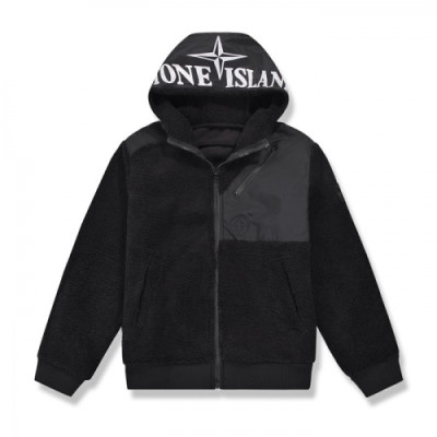 Stone Island  Mens  Logo Cotton Hoodie Balck - 스톤아일랜드 2021 남성 로고 코튼 후디 Sto0374x Size(m - xl) 블랙