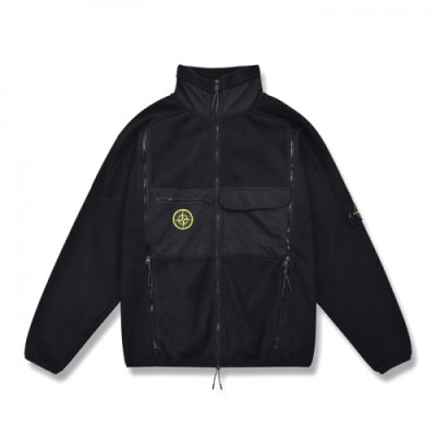 Stone Island   Mens Basic Casual Jackets Black - 스톤아일랜드 2021 남성 베이직 캐쥬얼 자켓 Sto0381x Size(m - xl) 블랙