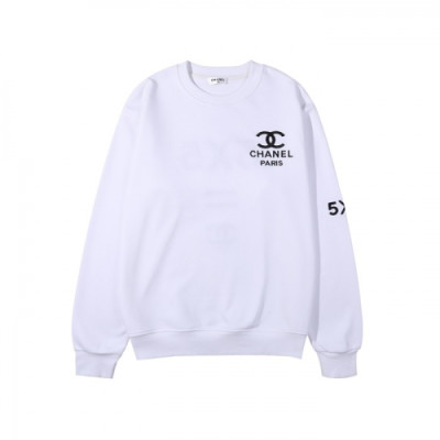 Chanel  Mm/Wm Crew-neck Logo Cotton Tshirt White - 샤넬 2021 남/녀 크루넥 로고 코튼 긴팔티 Cnl0800x Size(s - xl) 화이트
