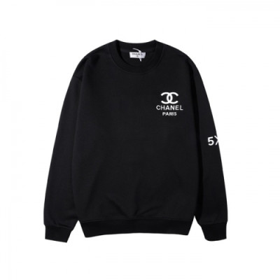 Chanel  Mm/Wm Crew-neck Logo Cotton Tshirt Black - 샤넬 2021 남/녀 크루넥 로고 코튼 긴팔티 Cnl0809x Size(s - xl) 블랙