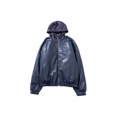 Dior  Mens Logo Modern Leather Jacket Navy - 디올 2021 남성 모던 가죽 자켓 Dio01533x Size(s - xl) 네이비
