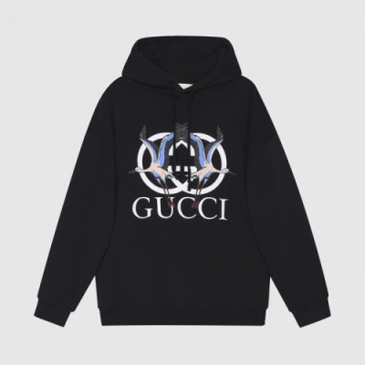Gucci  Mm/Wm Logo Casual Hoodie Black - 구찌 2021 남/녀 로고 캐쥬얼 후드티 Guc04450x Size(s - l) 블랙