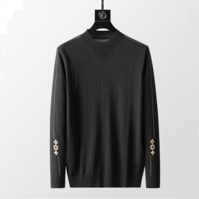 Louis vuitton  Mens Casual Wool Sweaters Black - 루이비통 2021 남성 캐쥬얼 울 스웨터 Lou03748x Size(m - 3xl) 블랙