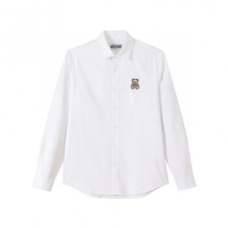 Moschino  Mm/Wm Logo Slim Fit Cotton Tshirts White - 모스키노 2021 남/녀 로고 코튼 셔츠 Mos0210x Size(m - 2xl) 화이트