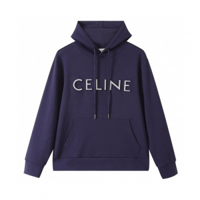 Celine  Mm/Wm Logo Cotton Hoodie Navy - 셀린느 2021 남/녀 로고 코튼 후디 Cel0184x Size(m - 2xl) 네이비