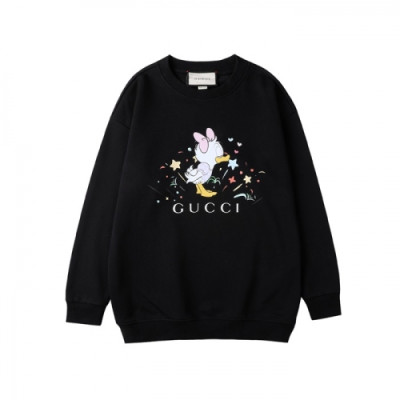 Gucci  Mens  Logo Crew-neck Cotton Tshirts Black  - 구찌 2021 남성  로고 코튼 크루넥 코튼 긴팔티 Guc04472x Size(s - l) 블랙