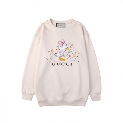 Gucci  Mens  Logo Crew-neck Cotton Tshirts Ivory  - 구찌 2021 남성  로고 코튼 크루넥 코튼 긴팔티 Guc04473x Size(s - l) 아이보리