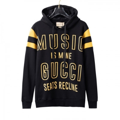 Gucci  Mm/Wm Logo Casual Hoodie Black - 구찌 2021 남/녀 로고 캐쥬얼 후드티 Guc04477x Size(xs - l) 블랙