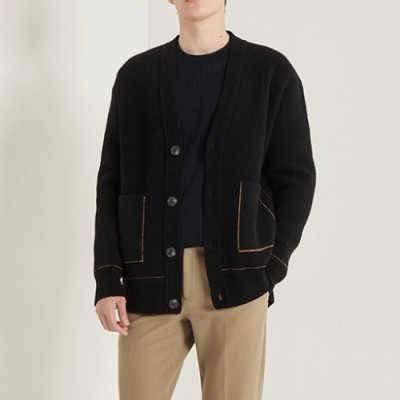 Hermes  Mens Casual Cashmere Cardigan Black - 에르메스 2021남성 캐쥬얼 캐시미어 가디건 Her0712x.Size(m - 2xl) 블랙