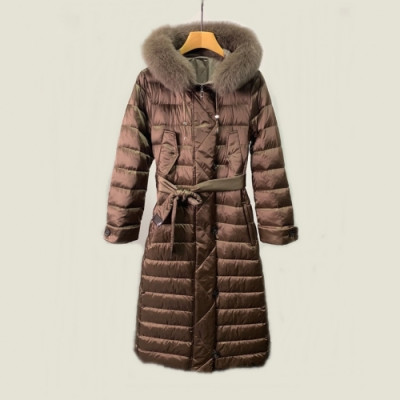 Maxmara  Ladies Duck Down Long Padding Brown - 막스마라 2021 여성 덕다운 롱패딩 Max0095x Size(s - l) 브라운