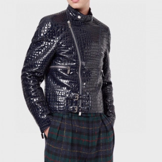 Armani  Mens Classic Leather Jackets Black - 알마니 2021 남성 클래식 캐쥬얼 가죽 자켓 Arm0913x Size(m - 3xl) 블랙