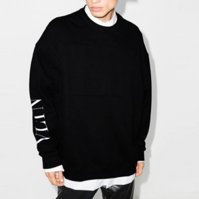 Valentino  Mens Big Logo Crew-neck Wool Sweaters Black - 발렌티노 2021 남성 빅로고 크루넥 울 스웨터 Val0492x Size (s - xl) 블랙
