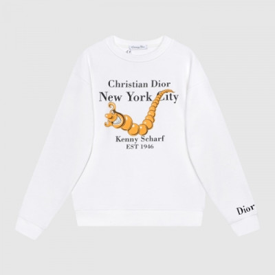 Dior  Mens Retro Logo Tshirts White - 디올 2021 남성 레트로 로고 맨투맨 Dio01551x Size(s - xl) 화이트