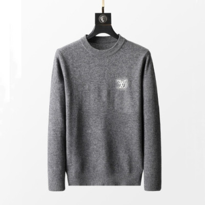 Louis vuitton  Mens Casual Wool Sweaters Gray - 루이비통 2021 남성 캐쥬얼 울 스웨터 Lou03786x Size(m - 3xl) 그레이