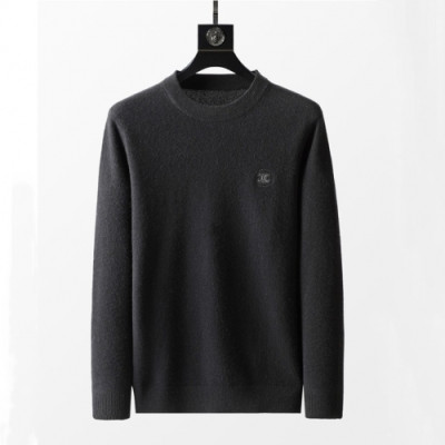 Celine   Mens Hedi Slimane Logo Sweaters Black - 셀린느 2021 남성 로고 스웨터 Cel0196x Size(m - 3xl) 블랙