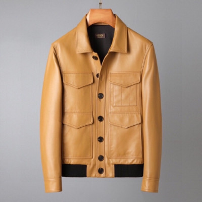 Tod's  Mens Leather Jackets Black - 토즈 2021 남성 레더 자켓  Tod001x Size(m - 3xl) 카멜