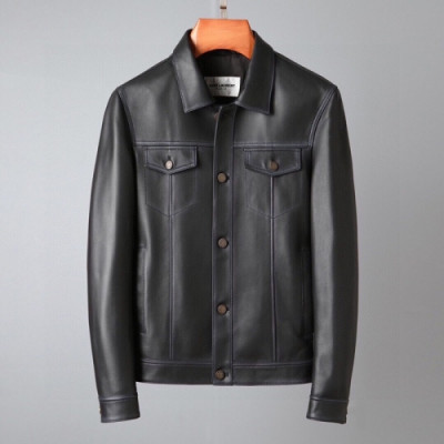 [1:1]Saint Laurent  Mens Casual Leather Jackets Black - 입생로랑 2021 남성 캐쥬얼 가죽 자켓 Ysl0128x Size(m - 3xl) 블랙