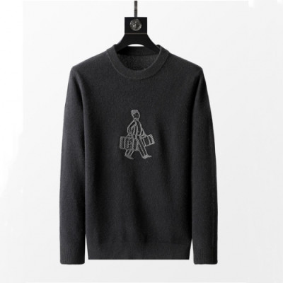 Prada  Mens Crew-neck Sweaters Black - 프라다 2021 남성 크루넥 스웨터 Pra02495x Size(m - 3xl) 블랙