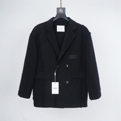 Dior  Mens Logo Modern Leather Jacket Black - 디올 2021 남성 모던 가죽 자켓 Dio01558x Size(m - 2xl) 블랙