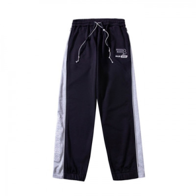 Balenciaga  Mens Logo Casual Training Pants Black - 발렌시아가 2021 남성 로고 캐쥬얼 트레이닝 팬츠 Bal01251x Size(m - 2xl) 블랙