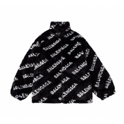 Balenciaga  Mens Logo Casual Jackets Black - 발렌시아가 2021 남성 로고 캐쥬얼 가죽 재킷 Bal01255x Size(s - xl) 블랙