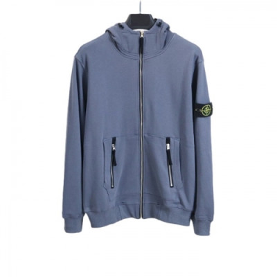 Stone Island  Mens  Logo Cotton Hoodie Blue - 스톤아일랜드 2021 남성 로고 코튼 후디 Sto0429x Size(m - 2xl) 블루