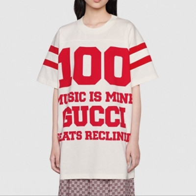 Gucci  Mm/Wm Logo Short Sleeved Tshirts White - 구찌 2021 남/녀 로고 반팔티 Guc04510x Size(xs - l) 화이트