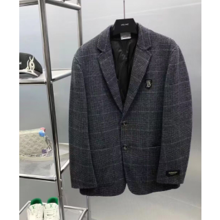 Burberry  Mens Vintage Cashmere Coats Navy - 버버리 2024 남성 빈티지 캐시미어 코트 Bur04253x Size(m - 3xl),그레이