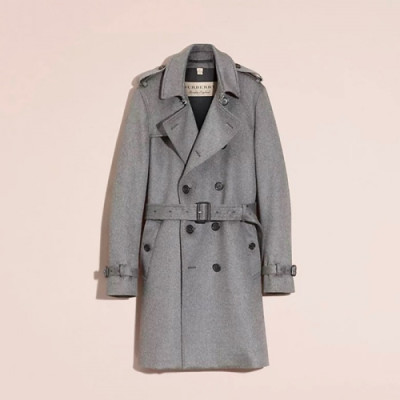 Burberry  Mens Vintage Cashmere Coats Gray - 버버리 2021 남성 빈티지 캐시미어 코트 Bur04254x Size(m - 3xl) 그레이