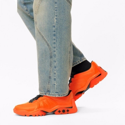 루이비통  남성 Millenium 런닝 슈즈 lou03839x Size(38 - 44) 네온오렌지 - Louis Vuitton  Men's Millenium Running Shoes Neon-orange