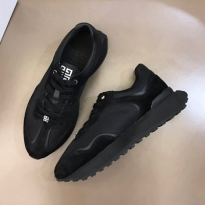 지방시  남성 캐쥬얼 레더 스니커즈 Size(240 - 275) 블랙 - Givenchy 2021 Men's Casual Leather Sneakers Giv0576x Black